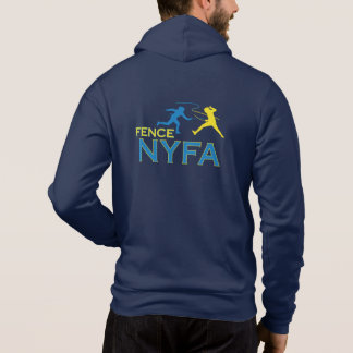 Sweat - shirt à capuche zip de clôture NYFA