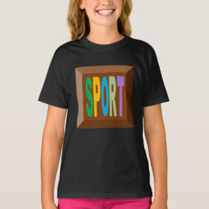 SWEAT-SHIRT RAGLAN SPORT SCHOKOLADE BONBONS T-Shirt