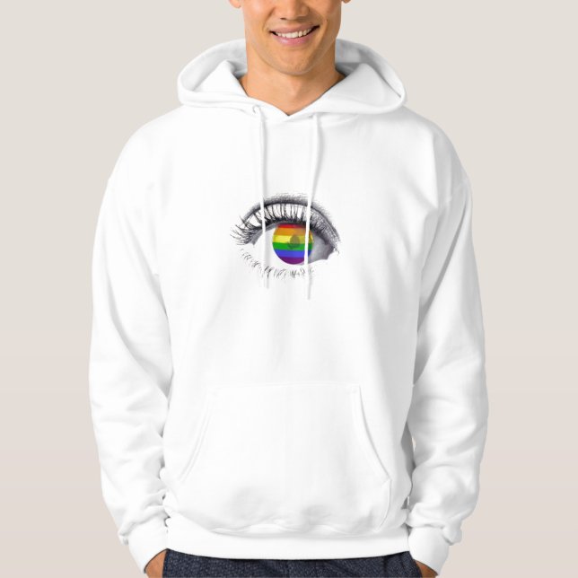 Sweat Shirt Rainbow Eye (Vorderseite)
