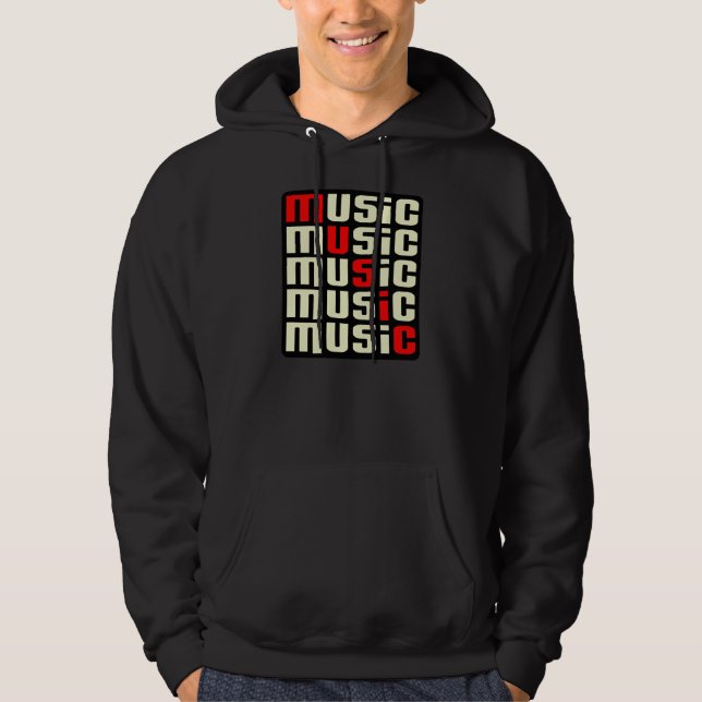 Sweat - shirts à capuche de musique et t-shirts (Devant)