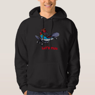 Sweat - shirts à capuche de patinage masculin