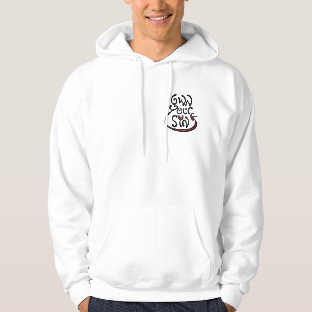 Sweat Your Sin Devil Pride Hoodie (Vorderseite)