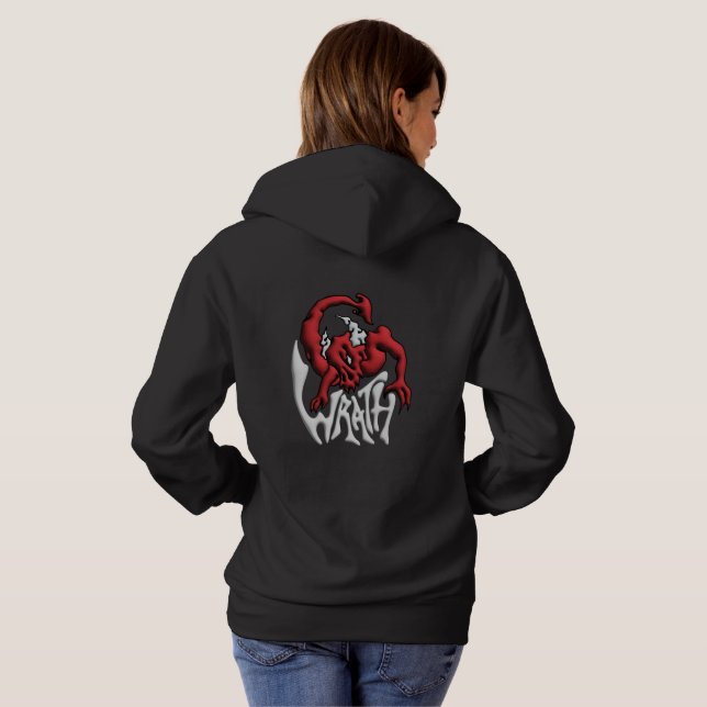 Sweat Your Sin Wrath Devil  Hoodie (Schwarz voll)