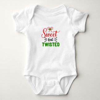 Sweater, aber gedrehter Babybodyanzug Baby Strampler