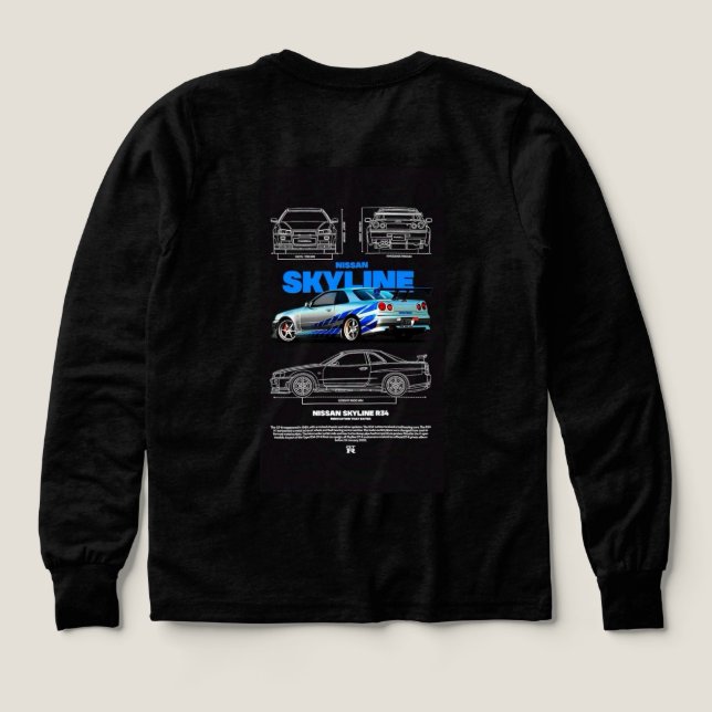 SWeater Nissan Skyline R34 (Design Rückseite)