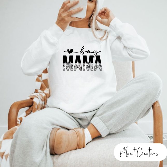 sweater t-shirt boy mom, special gift for mom sweatshirt (Von Creator hochgeladen)