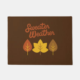 Sweater Weather Fall Doormat Fußmatte