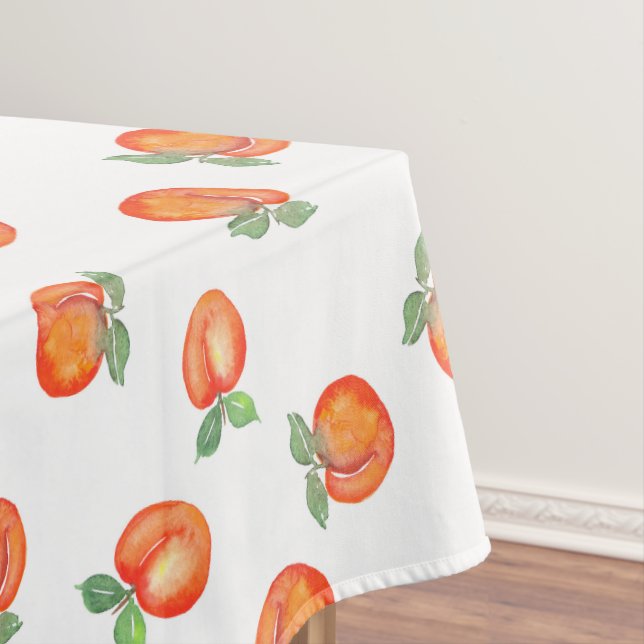 Sweatpfirsichmuster Tischdecke (Beispiel)