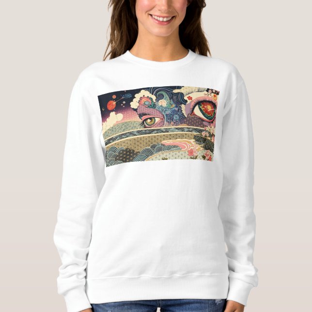 SWEATSHIRT 和柄アート (Devant)