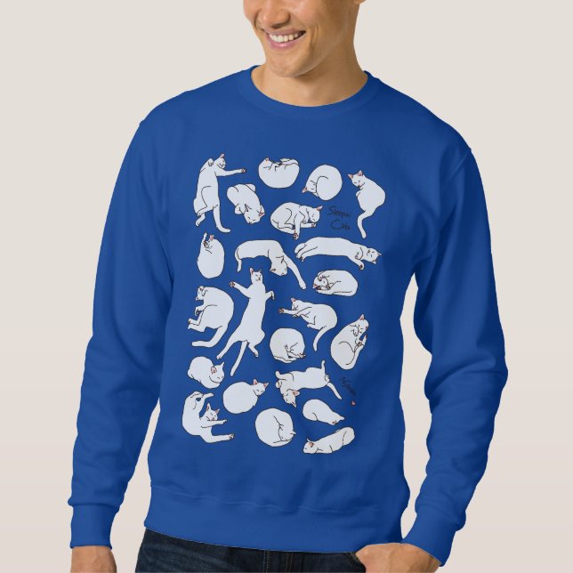 Sweatshirt 【寝ねこ(白猫Ver.)】 Sleeping cat (White cat) (Devant)