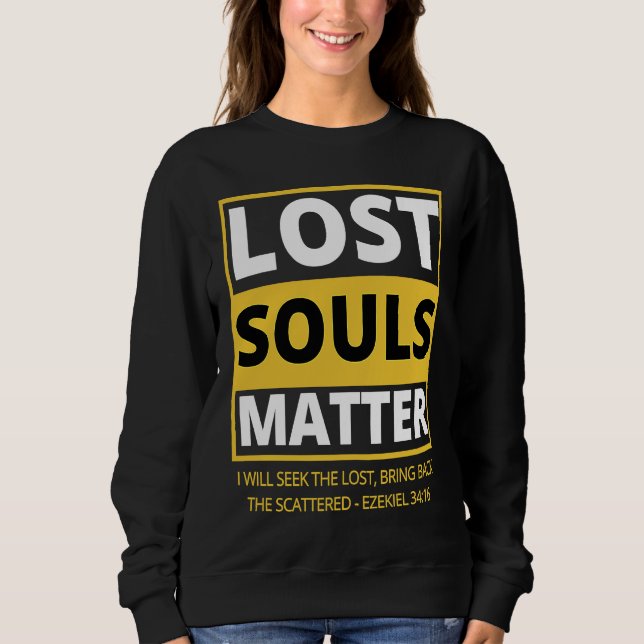 Sweatshirt 00031 Stylish Lost Souls Matter (Devant)