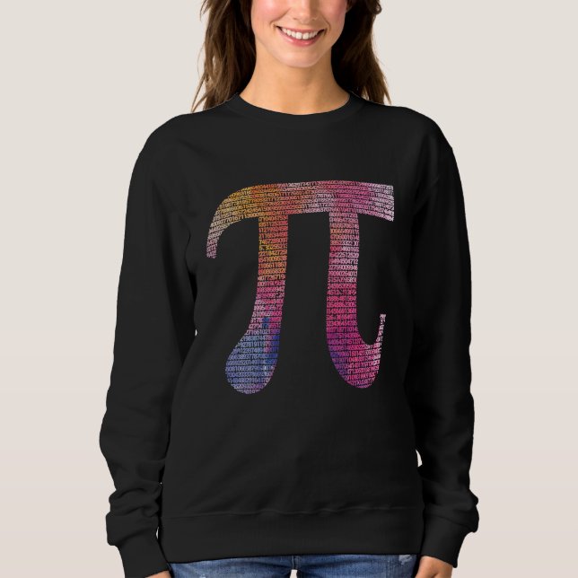 Sweatshirt 10000 Digits Pi Day Sign Math Mathematics Nerd Gee (Devant)