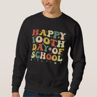 Sweatshirt 100 jours d'école garçons filles heureux 100 jour