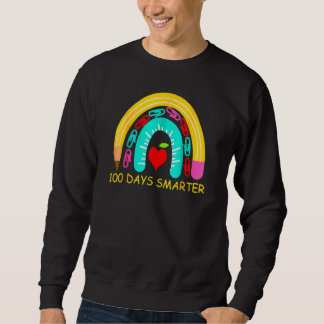 Sweatshirt 100 Jours Smarter Joyeux 100E Jour De L'École Arc-
