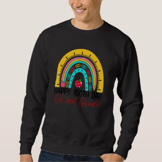 Sweatshirt 100e Jour De 2e Année Enseignant Rainbow Second Gr