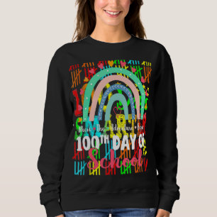 Sweatshirt 100e Jour De Chemise D'École 100 Jours Plus Intell