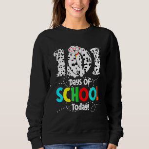 Sweatshirt 101 Jours D'École Dalmatienne Chien Garçons Filles