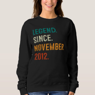 Sweatshirt 10 Ans Cadeaux Légende Depuis Novembre 2012 10e