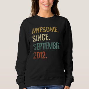 Sweatshirt 10e anniversaire 10 ans stupéfiant depuis septembr