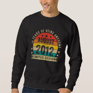 Sweatshirt 10e anniversaire août 2012 10 ans