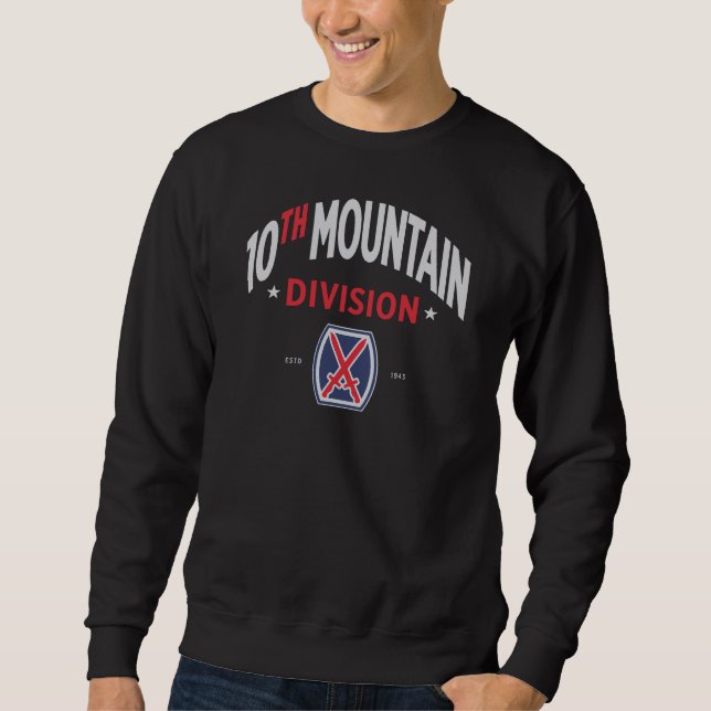Sweatshirt 10e Division des montagnes "Montagnard" (Devant)