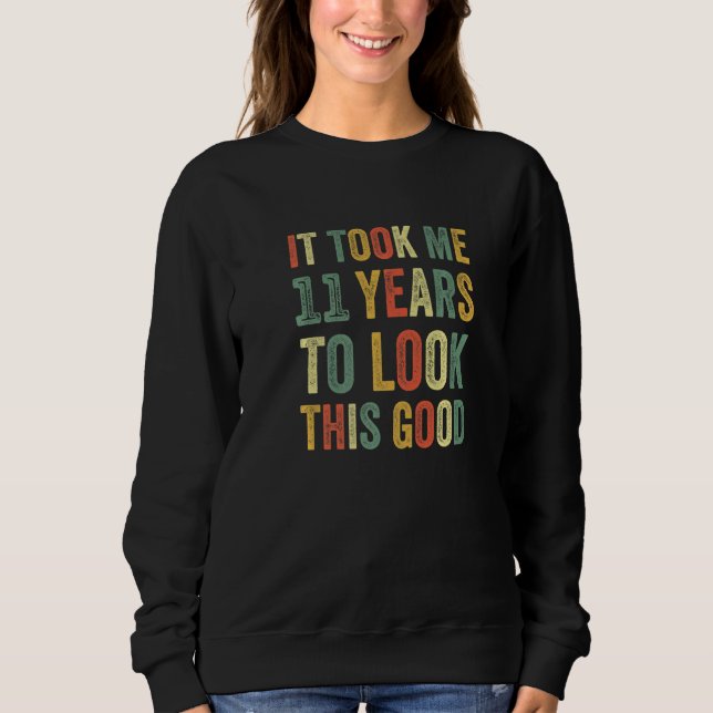 Sweatshirt 11 ans Anniversaire Onzième fête des Anniversaires (Devant)