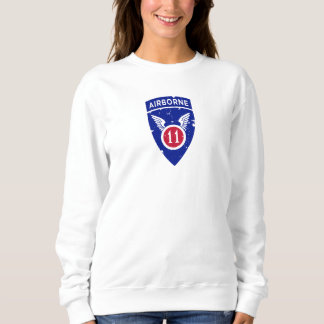 Sweatshirt 11e division aéroportée "Arctic Angels" Grunge