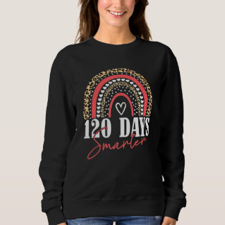 Sweatshirt 120 Jours Smarter Joyeux 120E Jour De L'École Arc-
