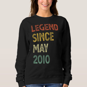 Sweatshirt 12 Ans Légende depuis mai 2010 12ème anniversaire 