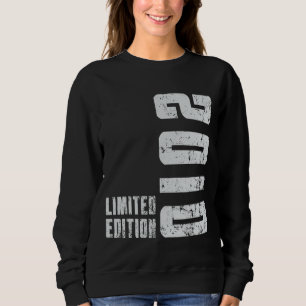 Sweatshirt 12e anniversaire garçon fille né 2010 12 ans
