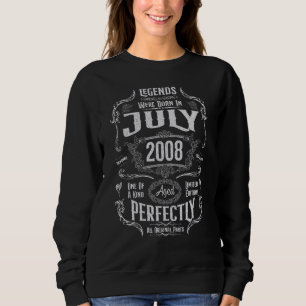 Sweatshirt 14ème Anniversaire Légendes Sont Nées En Juillet 2