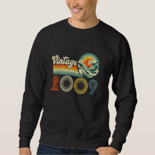 Sweatshirt 16e Anniversaire Cadeaux Vintage Né En 2009 16 Ans