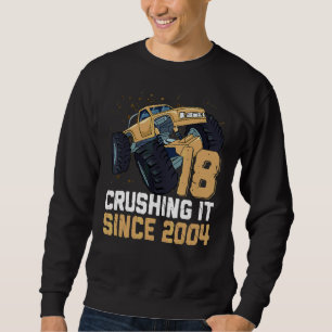 Sweatshirt 18 Le broyer depuis 2004 Monster Truck 18e Anniver