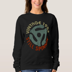 Sweatshirt 1953 Retro Vintage 72e anniversaire 45 tr/min Viny