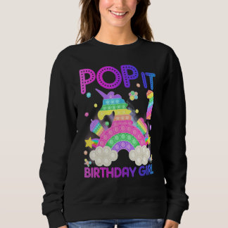 Sweatshirt 1er Anniversaire Unicorn Fidget Pop It Anniversair