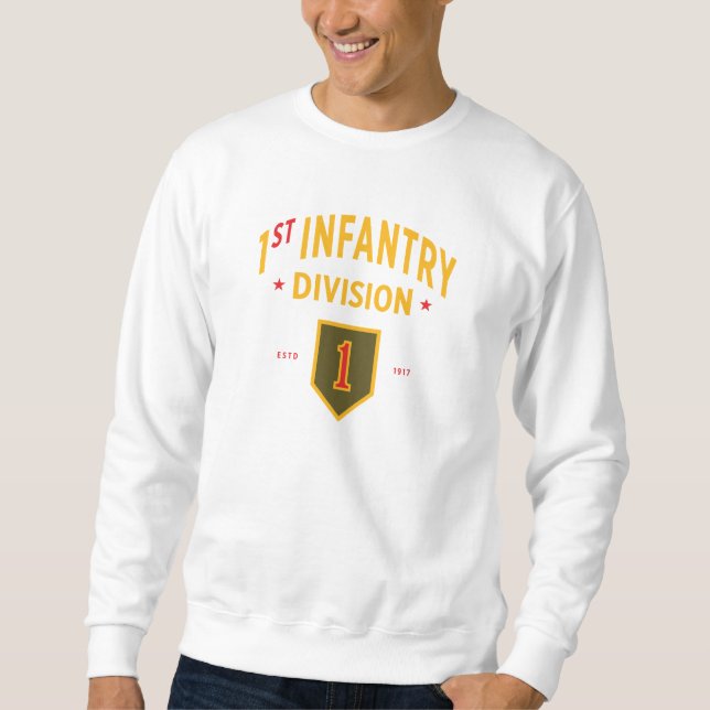 Sweatshirt 1re division d'infanterie - armée américaine (Devant)