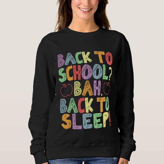 Sweatshirt 1st Day School Student Back To School (Devant)