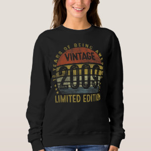 Sweatshirt 2009 13ème anniversaire 13 ans Vintage