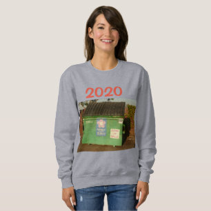 Sweatshirt 2020 dans une décharge verte