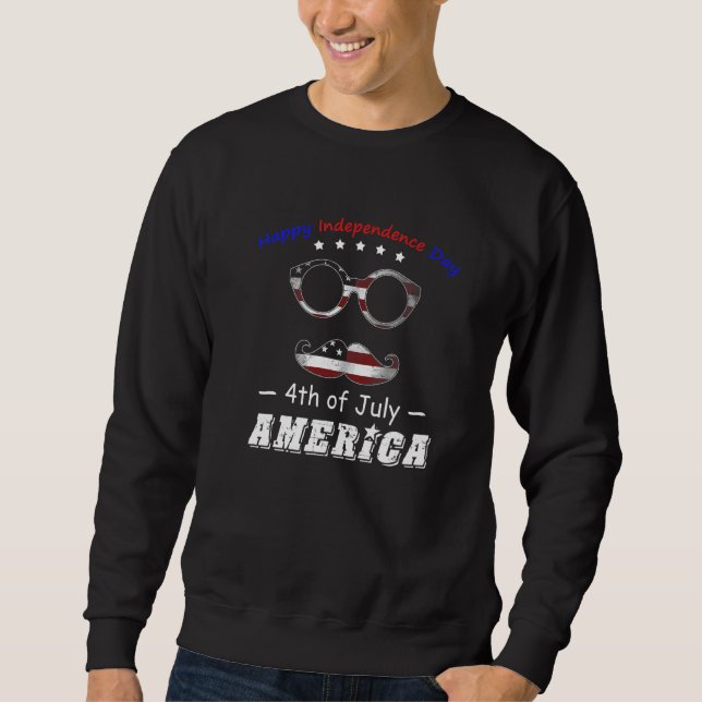 Sweatshirt 2022 4th Of July Independence Day Us American Flag (Devant)