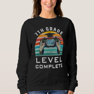 Sweatshirt 2022 Niveau Complet Graduation 7e Classe Gamer Pou