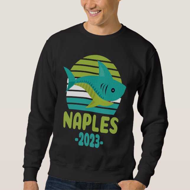 Sweatshirt 2023 Naples Florida Shark (Devant)