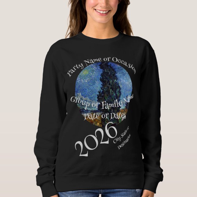 Sweatshirt 2026 Cruise Ship Vacation Destination Vacation (Devant)