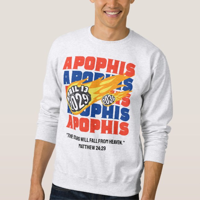 Sweatshirt 2029 APOPHIS Bible chrétienne Verse (Devant)