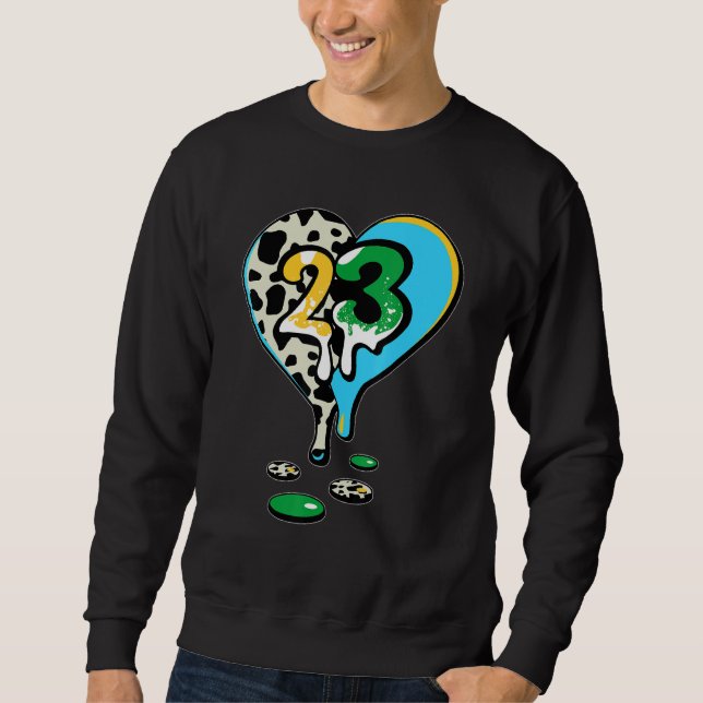 Sweatshirt 23 Drip Heart Chunky Dunky (Devant)
