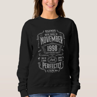 Sweatshirt 24e Anniversaire Légendes Sont Nées En Novembre 19