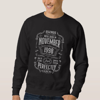 Sweatshirt 24e Anniversaire Légendes Sont Nées En Novembre 19