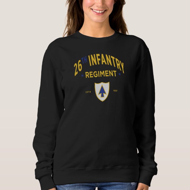 Sweatshirt 26e régiment d'infanterie - Femmes militaires amér (Devant)