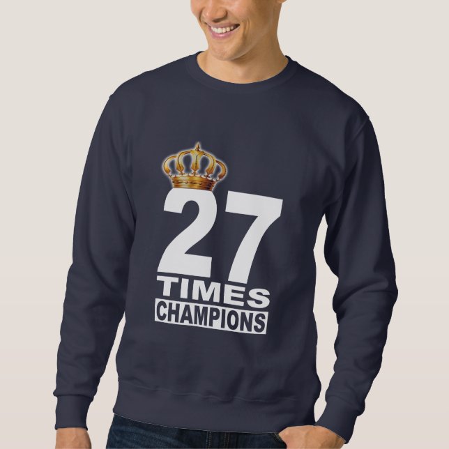 Sweatshirt 27 champions de la série 2009 du monde de périodes (Devant)