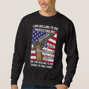 Sweatshirt 2e amendement Droits sur les armes à feu Pro Gun